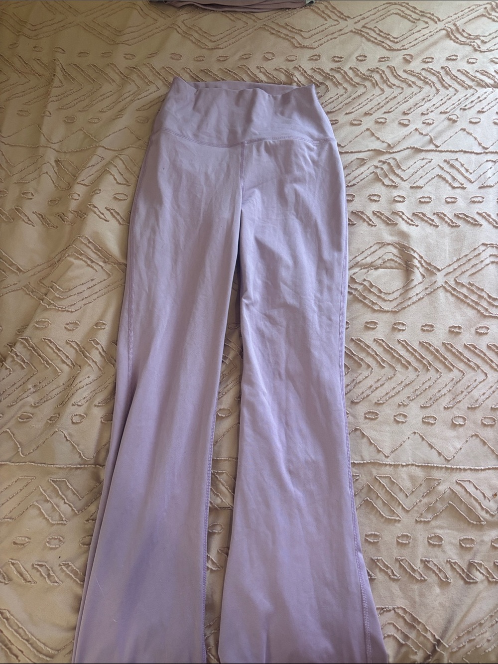 90 Degree By Reflex Lavender High-Waist Flare Yoga Pants